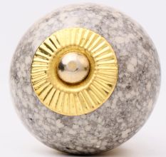 Marble Cream Crackle Ceramic Cabinet Knob