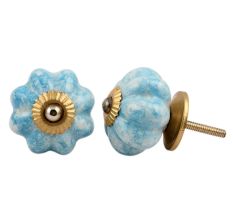 Turquoise Melon Drawer Knob