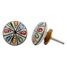 Mixed Wheel Flat Knob