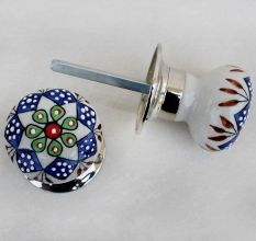 Exacum Affine Flower Mortice Door Handles 2.5