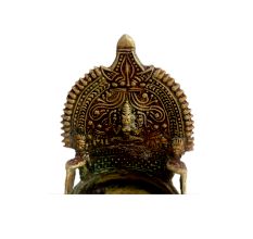 Laxmi Brass Oil Lamp (Ht-5.25 Inches)