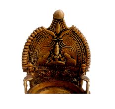 Laxmi Brass Oil Lamp (Ht -5.75 Inches)