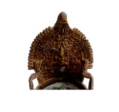 Laxmi Brass Oil Lamp (Ht -5.6 Inches)