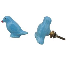 Blue Dacnis Drawer Bird Knob