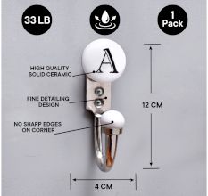 A Flat Ceramic Hooks