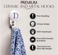 D Flat Ceramic Hooks