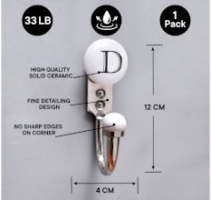 D Flat Ceramic Hooks