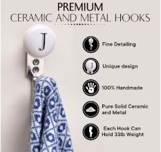 J Flat Ceramic Hooks