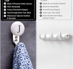 J Flat Ceramic Hooks