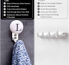 L Flat Ceramic Hooks