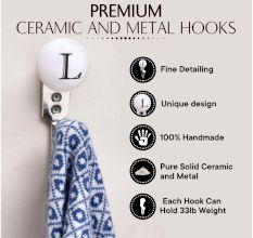 L Flat Ceramic Hooks