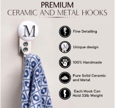 M Flat Ceramic Hooks