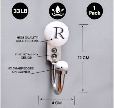 R Flat Ceramic Hooks