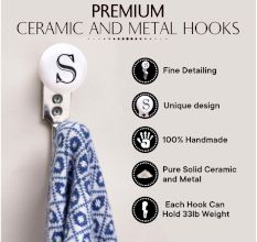 S Flat Ceramic Hooks