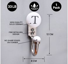 T Flat Ceramic Hooks