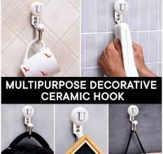 U Flat Ceramic Hooks