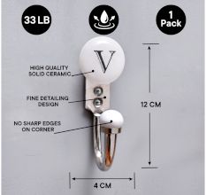 V Flat Ceramic Hooks