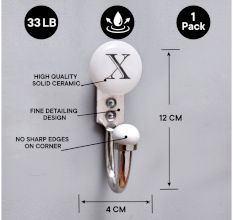 X Flat Ceramic Hooks
