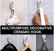 Z Flat Ceramic Hook