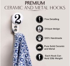 Number Ceramic Hooks -2
