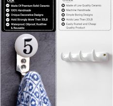 Number Ceramic Hooks -5