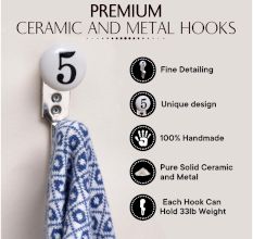 Number Ceramic Hooks -5