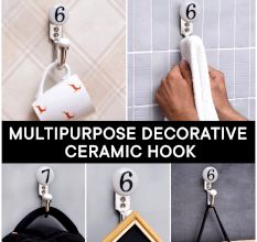 Number Ceramic Hooks -6