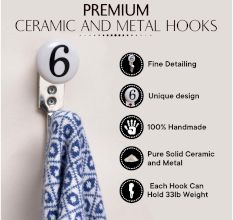 Number Ceramic Hooks -6