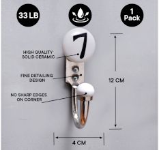 Number Ceramic Hooks -7