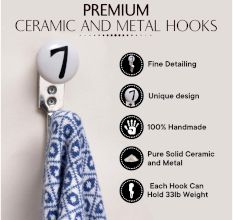 Number Ceramic Hooks -7