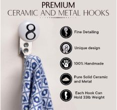 Number Ceramic Hooks -8