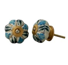 Lisianthus Ceramic Knob