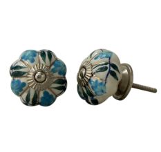 Lisianthus Ceramic Knob