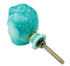 Green Man Face Knob