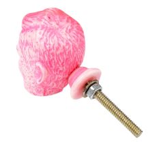 Pink Man Face Knob
