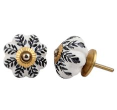 Black Leaf Melon Knob