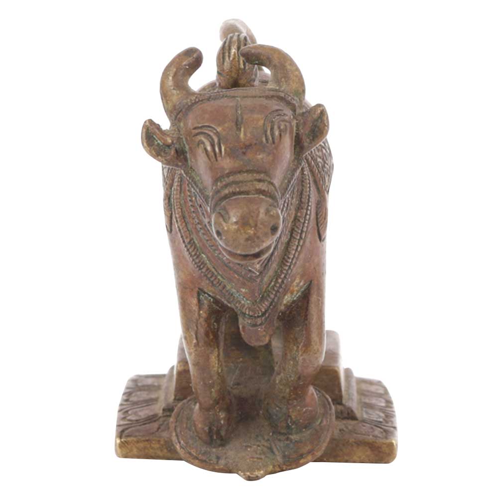 Brass Metal Standing Nandi