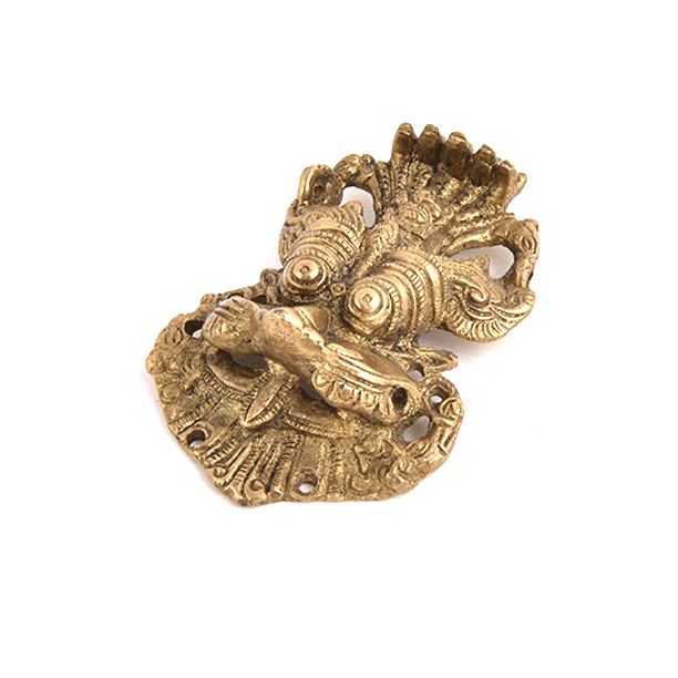 Brass Tibetan Hindu Mask