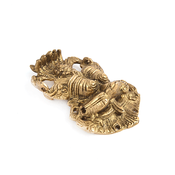 Brass Tibetan Hindu Mask