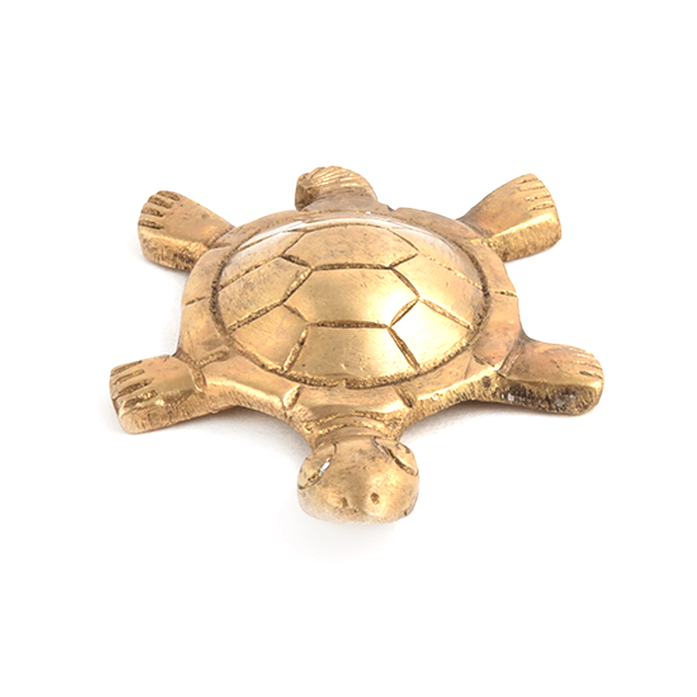 Handmade Brass Turtle Figurine