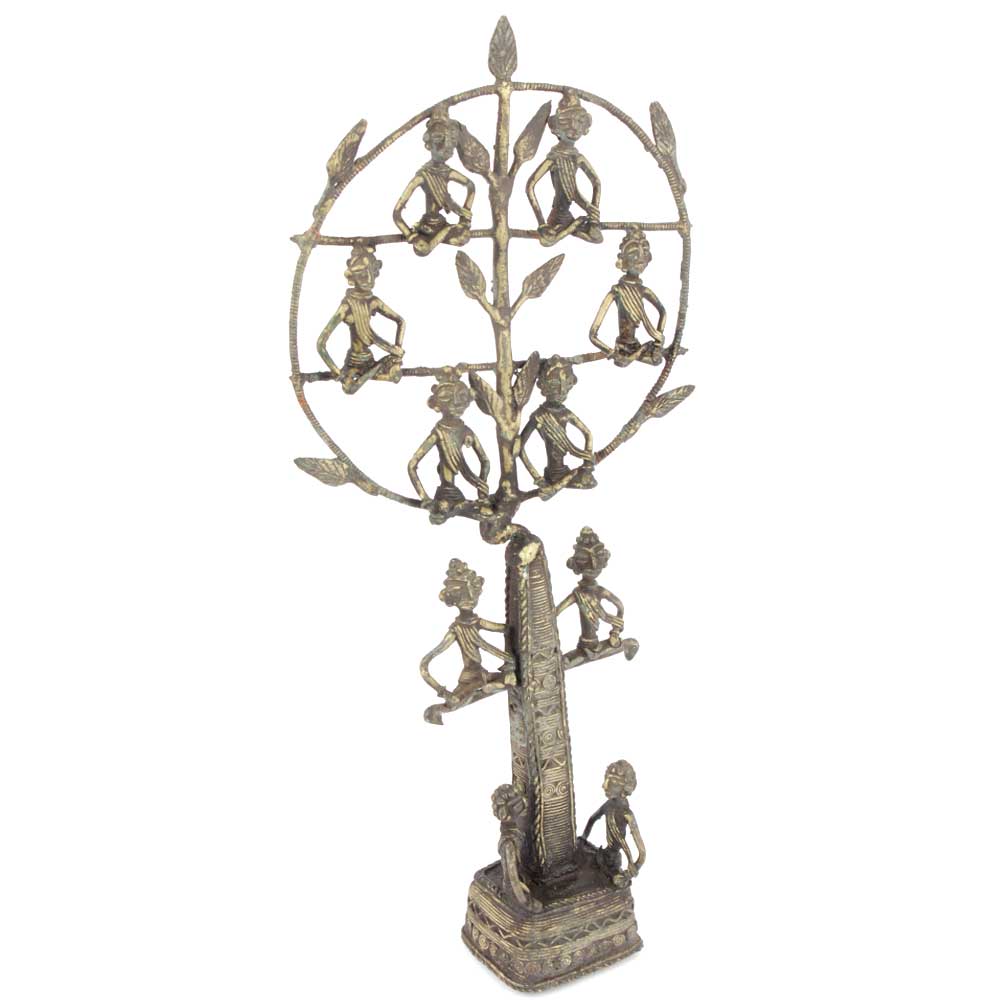 Brass Dhokra Tree of Life