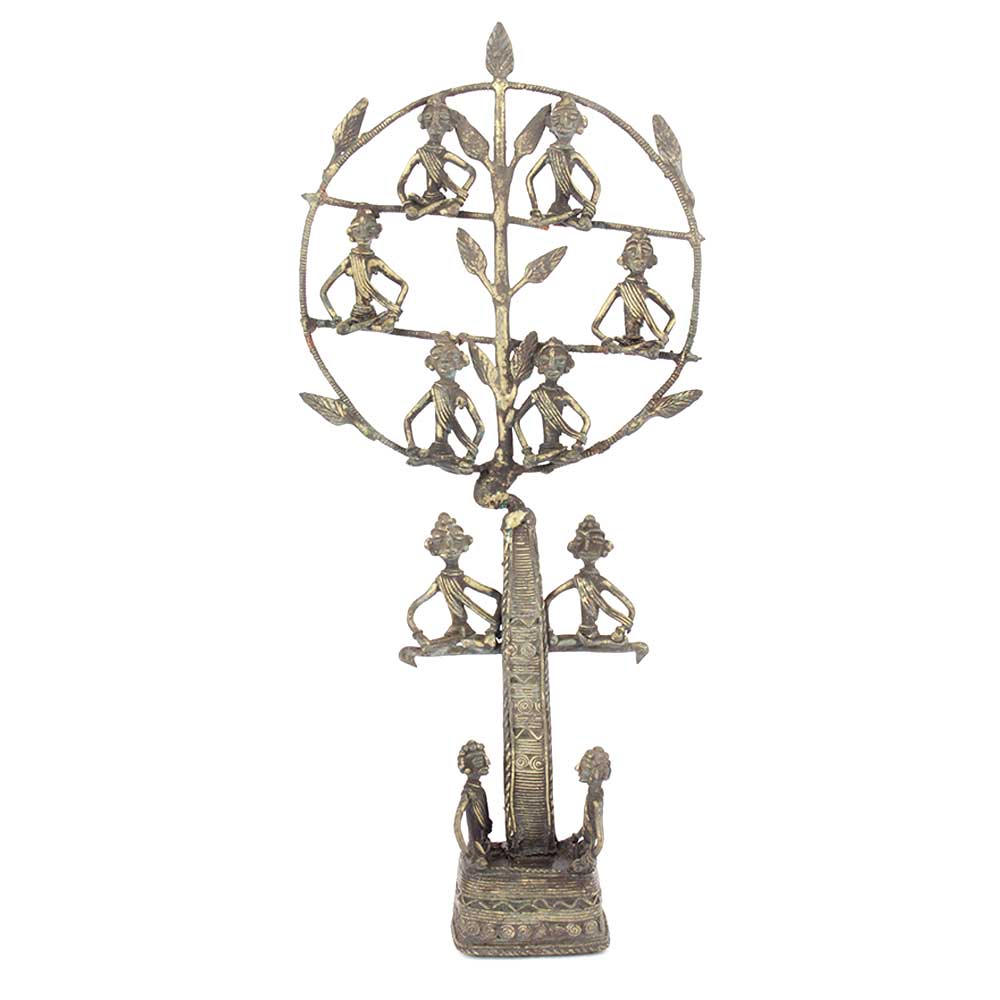 Brass Dhokra Tree of Life