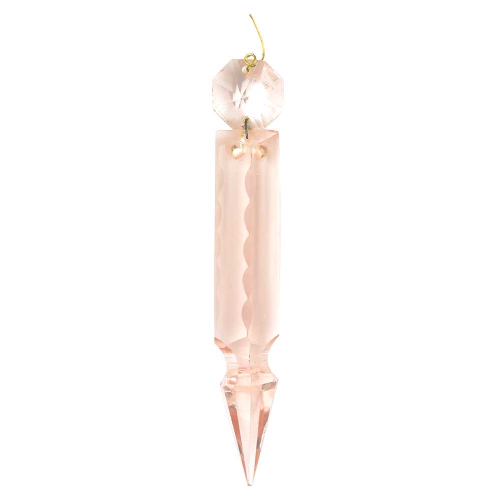 Light Pink Crystal Beads Garland Chandelier Pendent Hanging