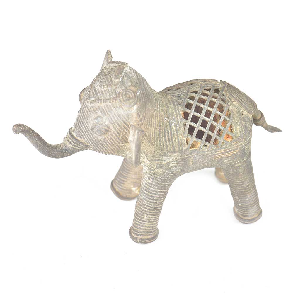 Brass Vintage Elephant Incense Stick Holder