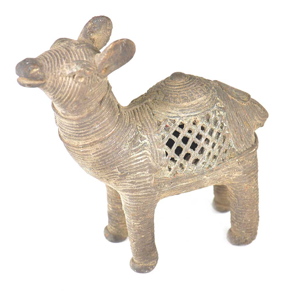 Brass Fawn Incense Stick Holder