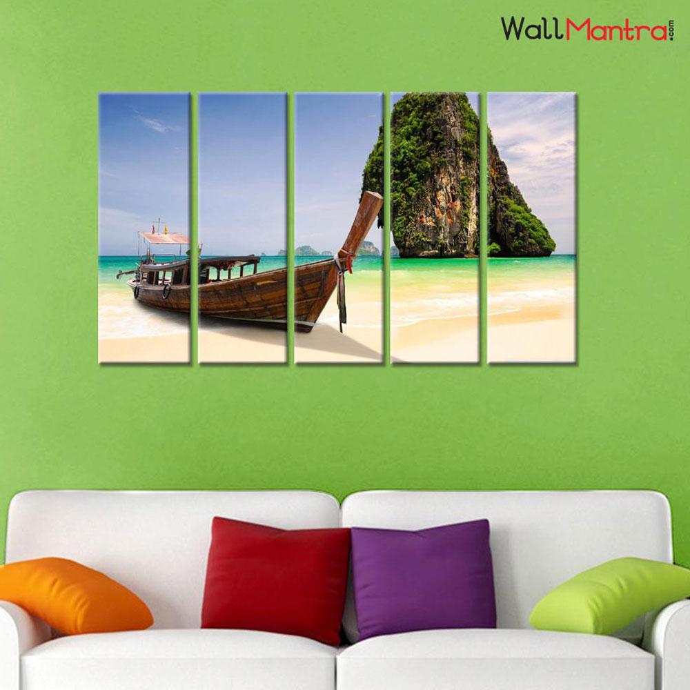 Beach Premium Quality Canvas Wall Hanging