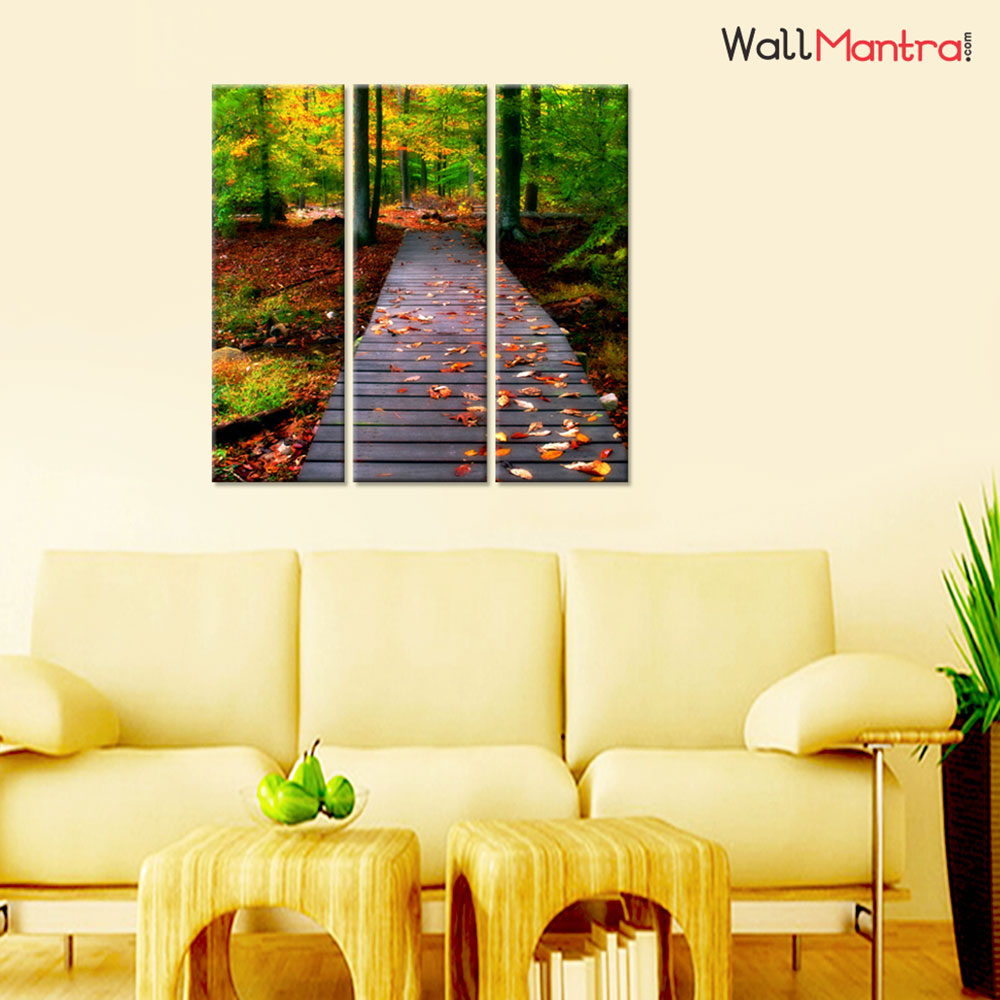 Autumn Forest Premium Quality Canvas Wall Hanging