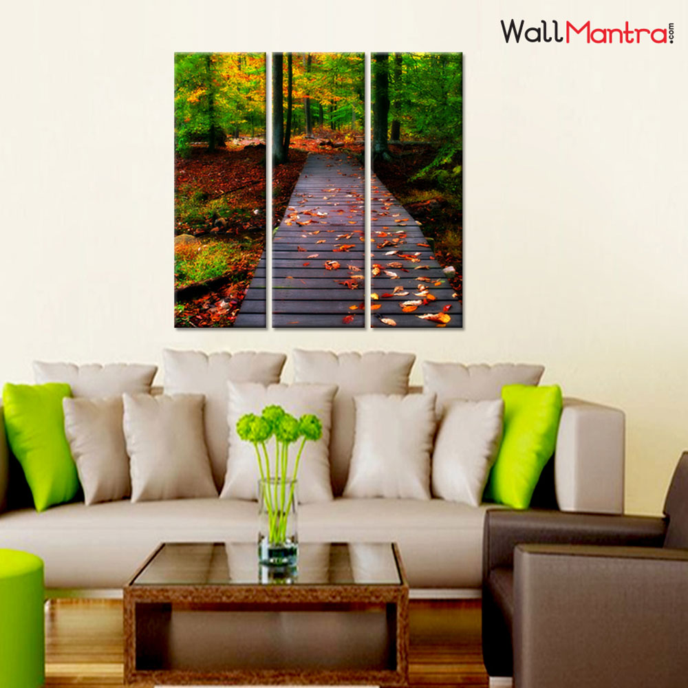 Autumn Forest Premium Quality Canvas Wall Hanging