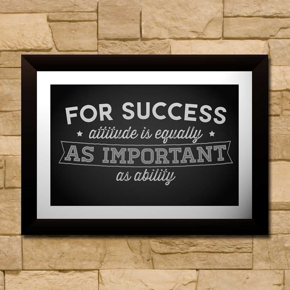 Motivational Quote Wall Painting