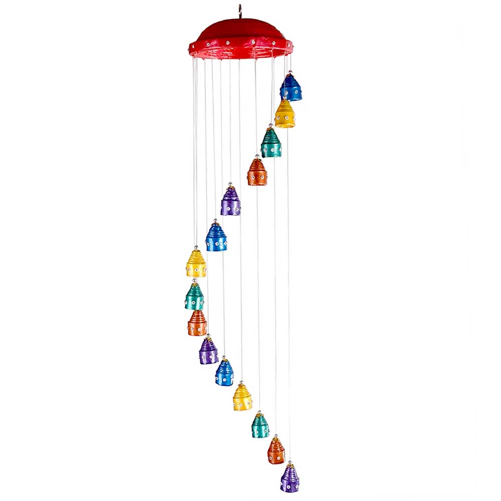 Wind Chime With 6 Top in Multicolour
